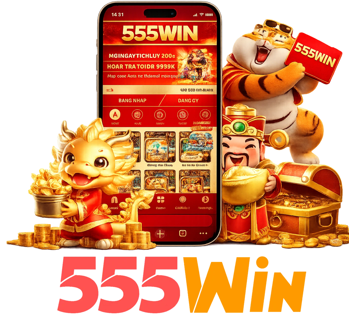 Dịch vụ ứng dụng 555Win trên di động